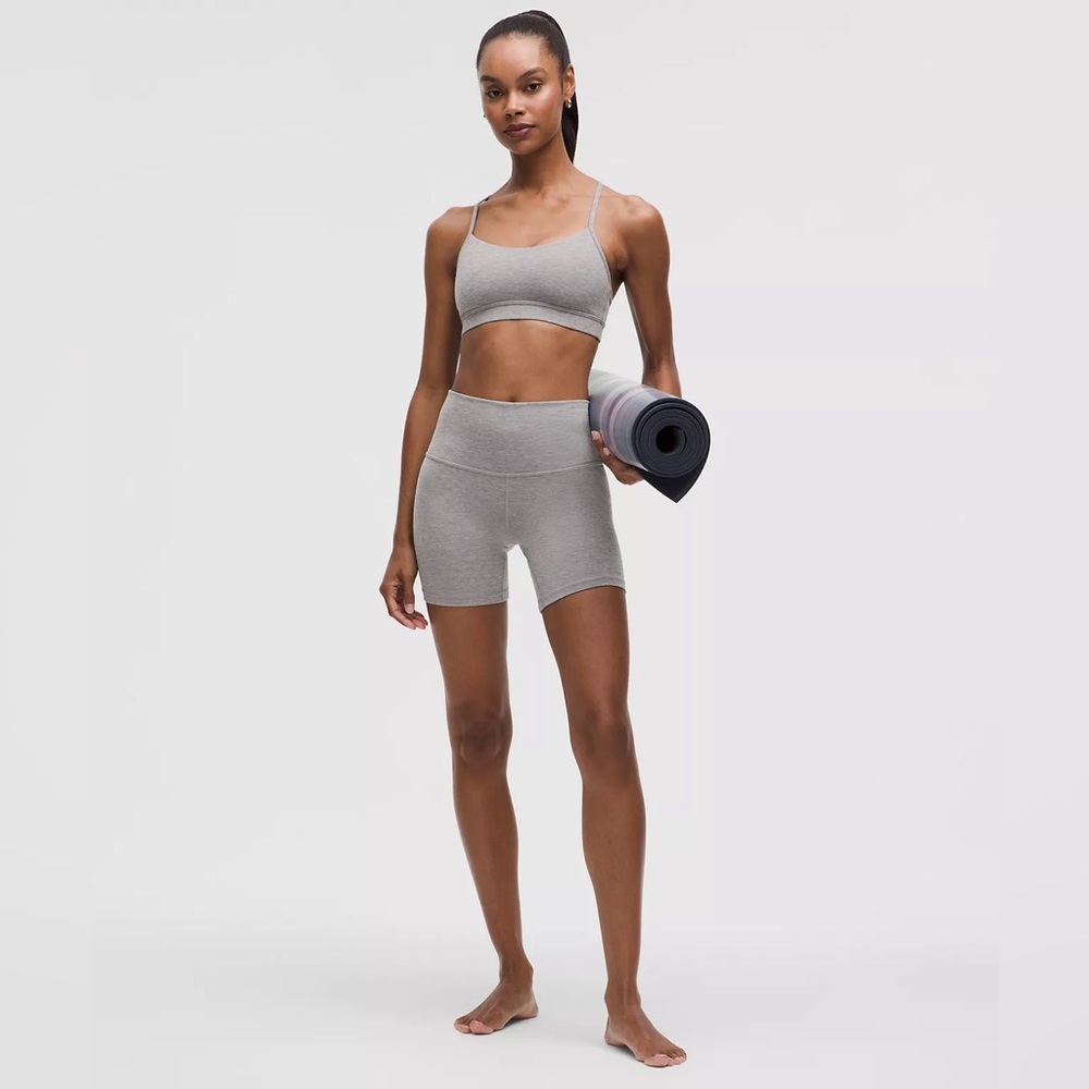 lululemon Align High-Rise Short 6"  in Heathered Core Medium Grey - Picture 3 of 5